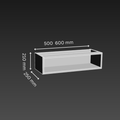 Bifold 1 Layer Kitchen Wall Cabinet - D250mm
